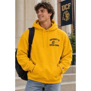 Champion UCF Knights Hoodie Mens XL Yellow University of Central Florida